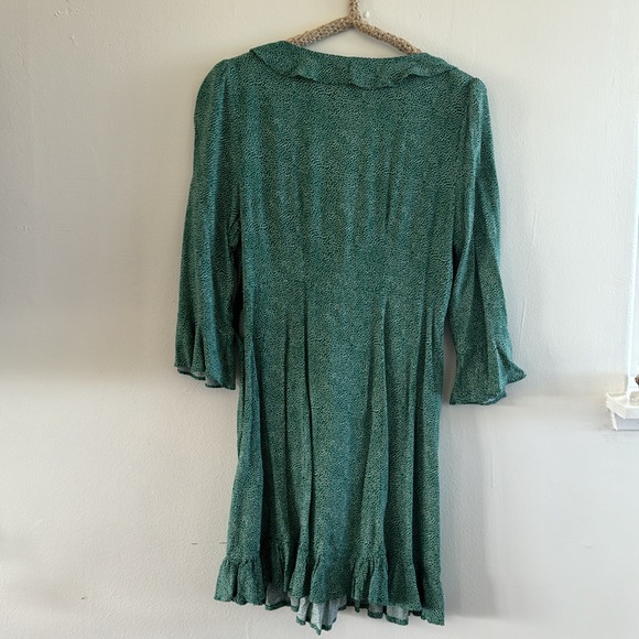 AUGUSTE DIAMOND RUMBA SLEEVED MINI DRESS SIZE US 4 - Picture 4 of 8